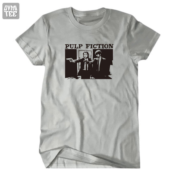 2017 new Pulp Fiction short sleeve t shirt 100% cotton classic movie shorts accesories cool and funny tee men women joggers tee