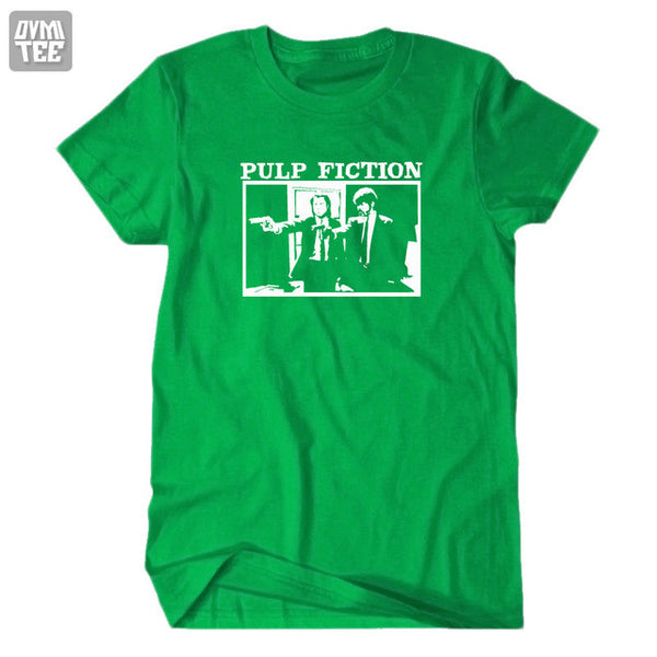2017 new Pulp Fiction short sleeve t shirt 100% cotton classic movie shorts accesories cool and funny tee men women joggers tee